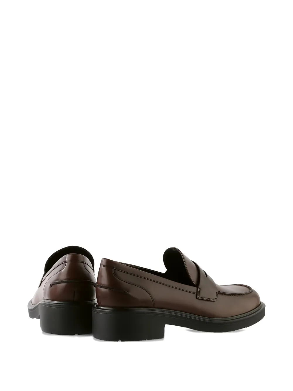 Hogl Lauren chunky-sole leather loafers Brown