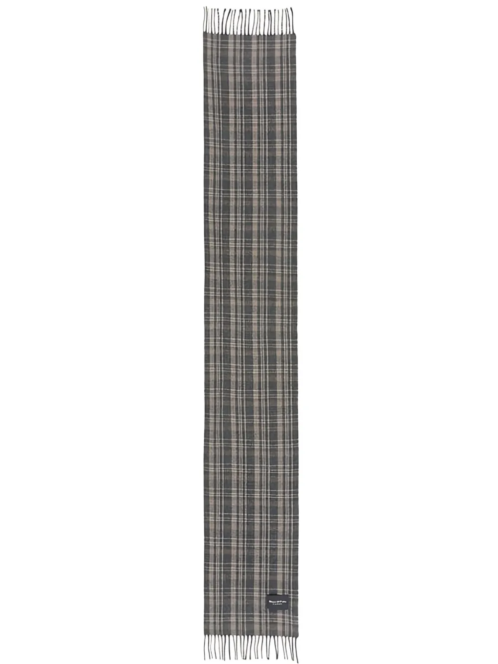 Marc O'Polo plaid fringed scarf | Image 2