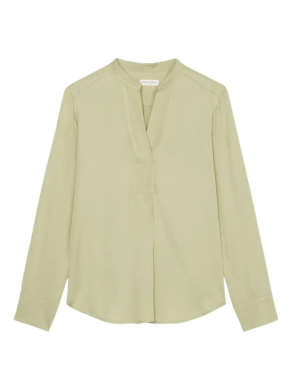 Marc O'Polo placket blouse | Green | Image 1