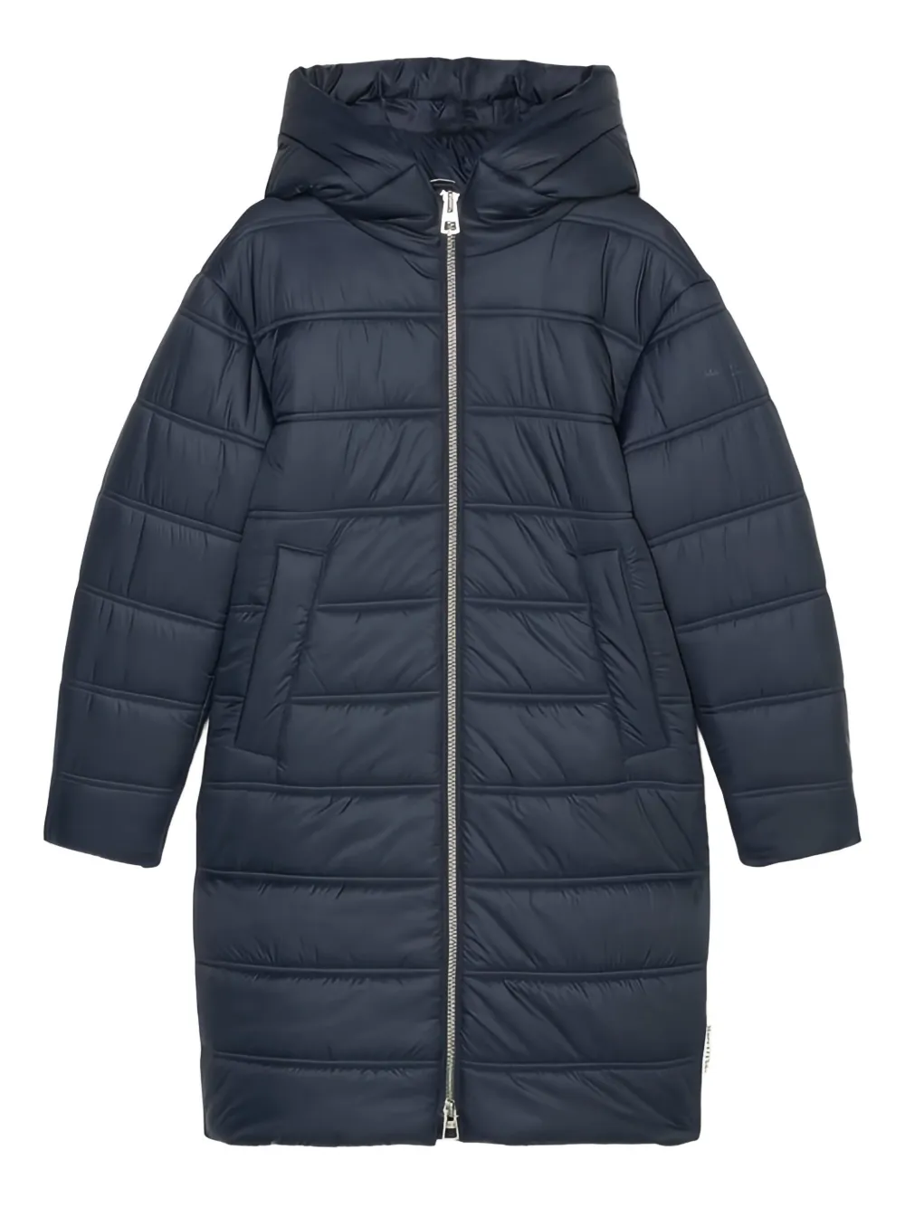 padded hooded coat