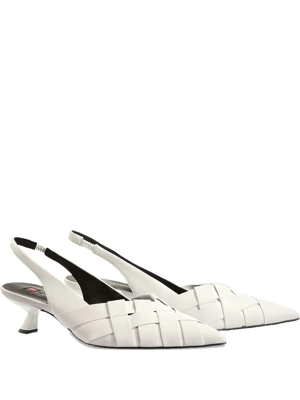 Hogl zapatillas Estelle con kitten heel de 45mm | blanco | Image 1