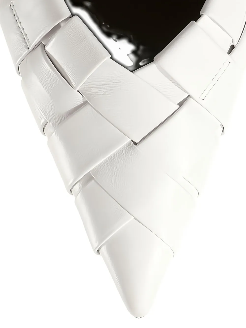 Hogl 45mm Estelle slingback kitten-heel pumps White