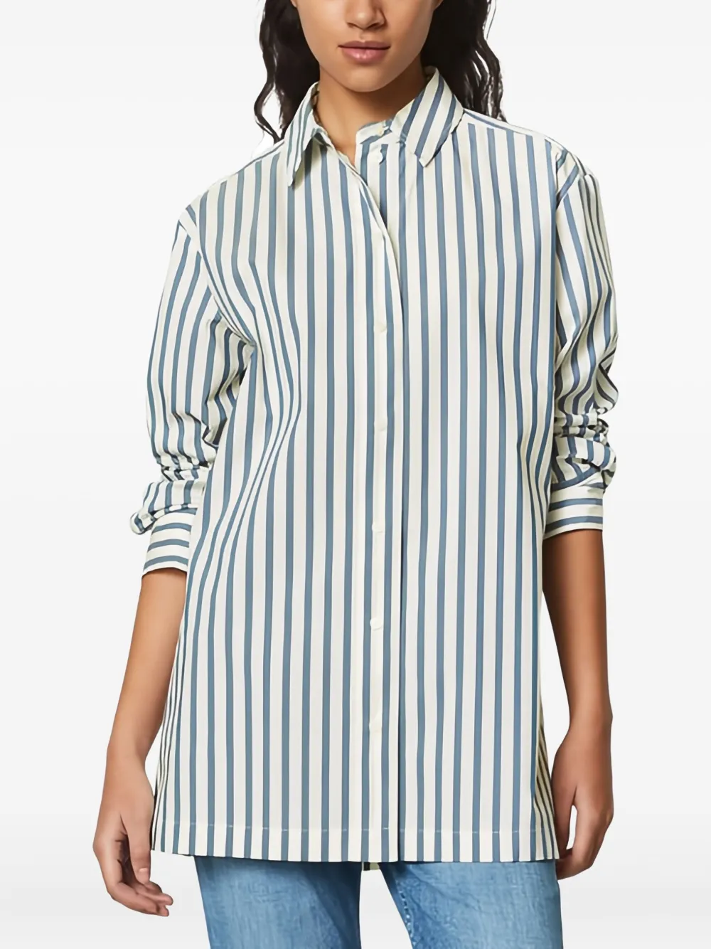 Marc O'Polo Gestreept blouse Groen