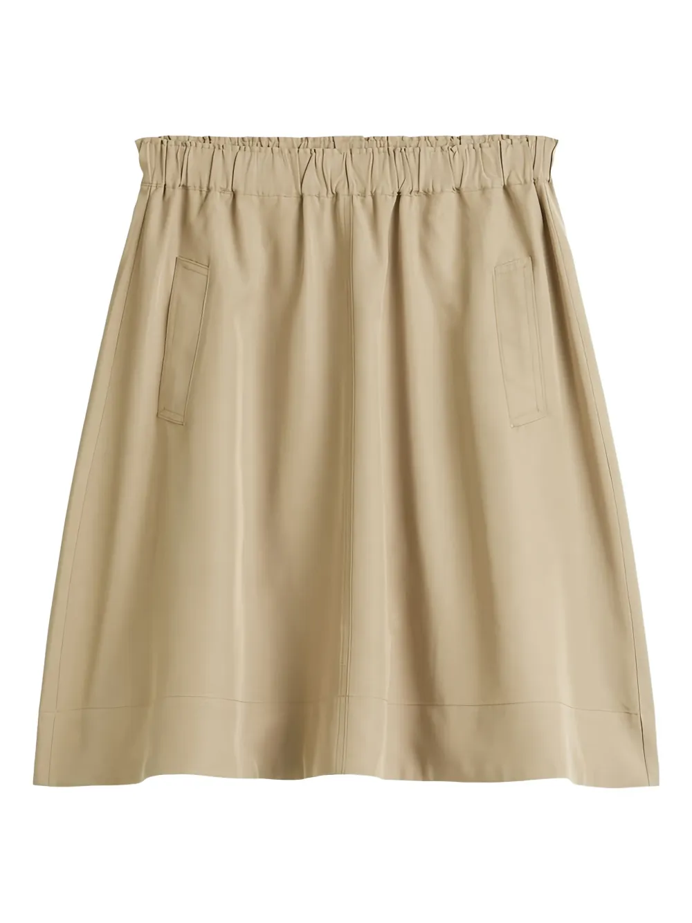 Marc O'Polo Rok met elastische taille Bruin