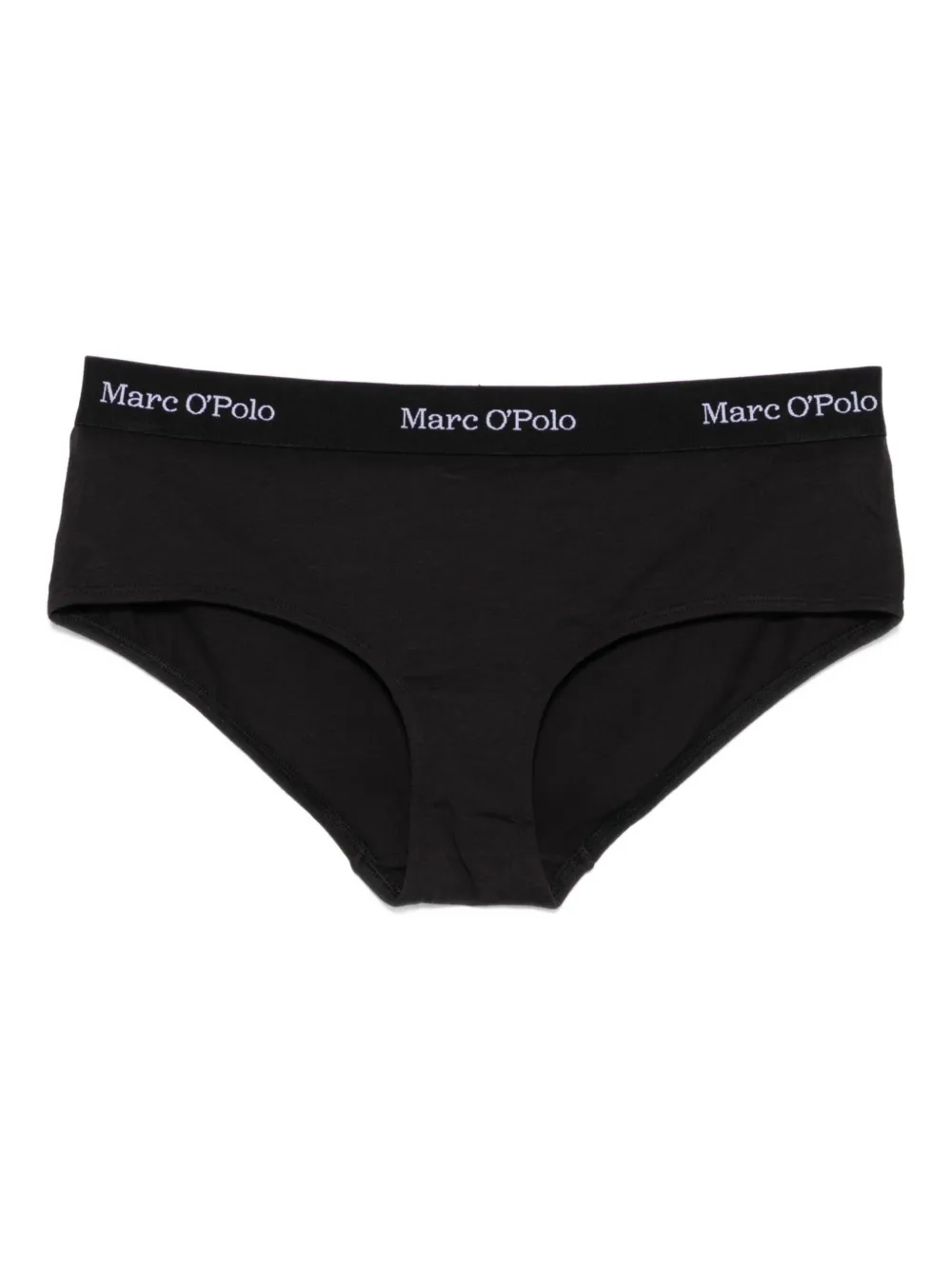 Marc O'Polo logo-waist briefs (pack of three) - Zwart