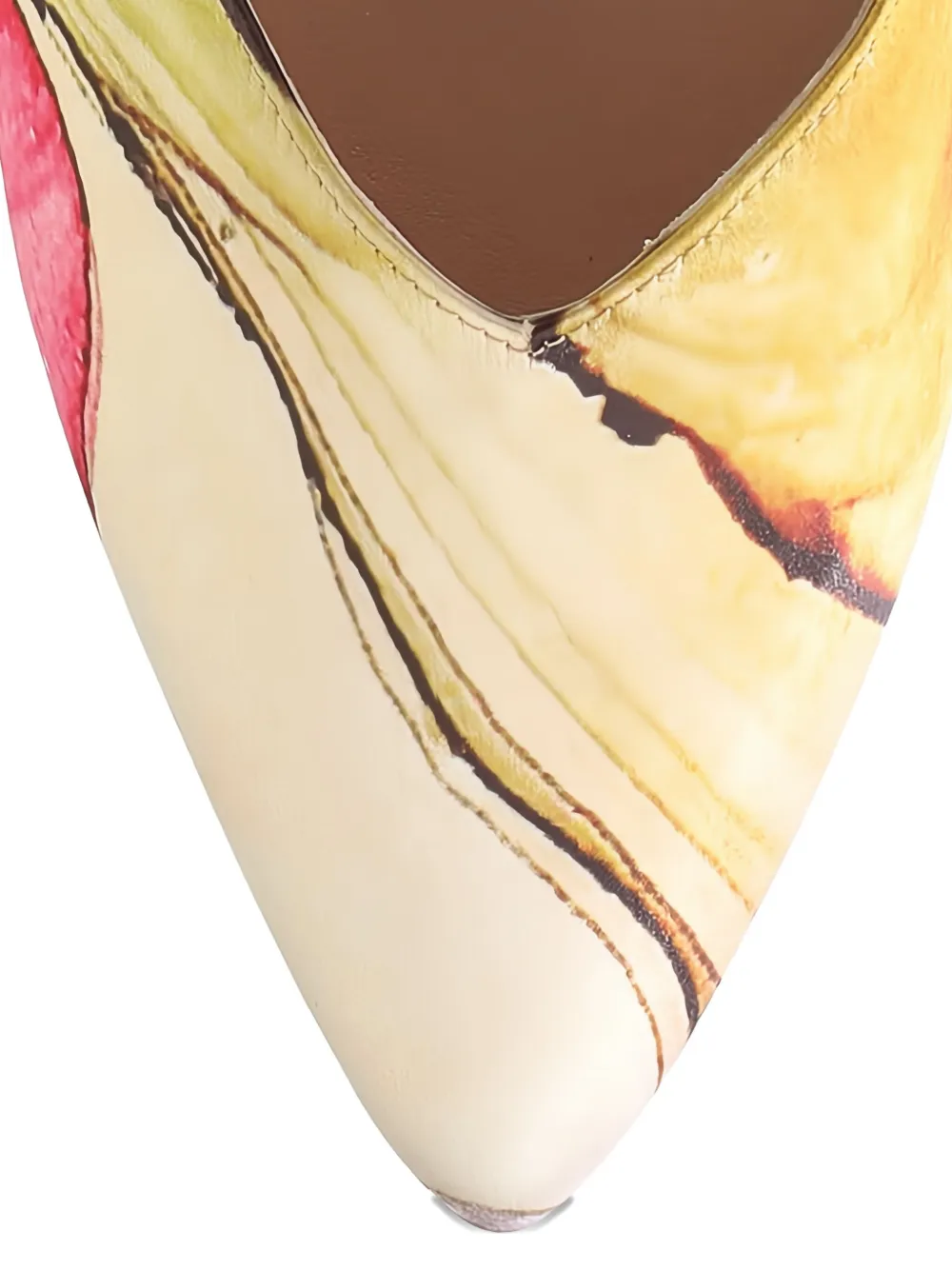 Hogl pointed ballet flats Yellow
