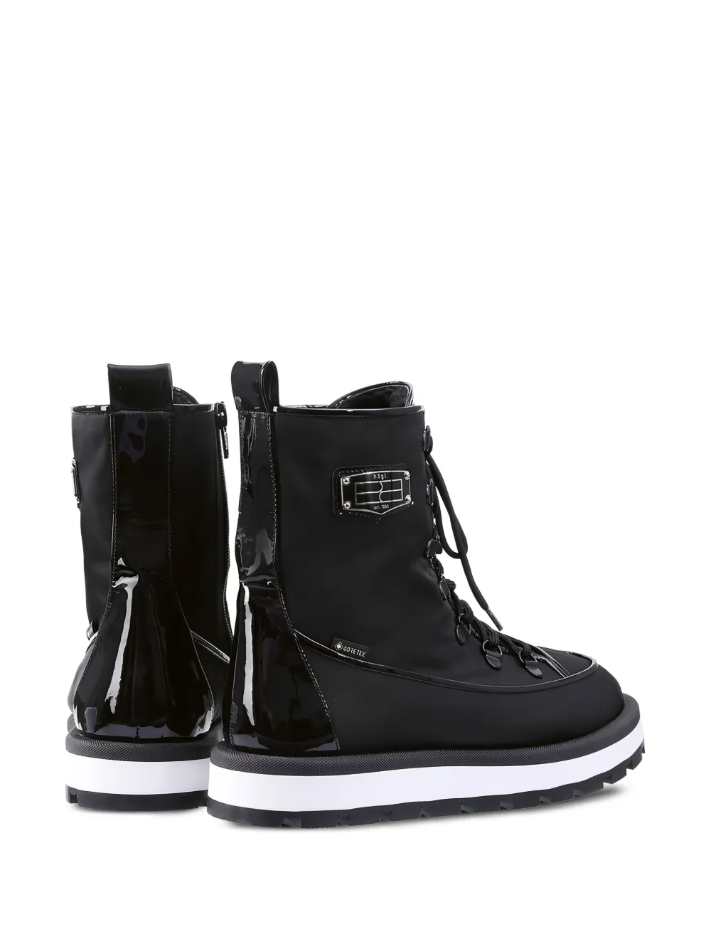 Hogl Walker lace-up combat boots Black