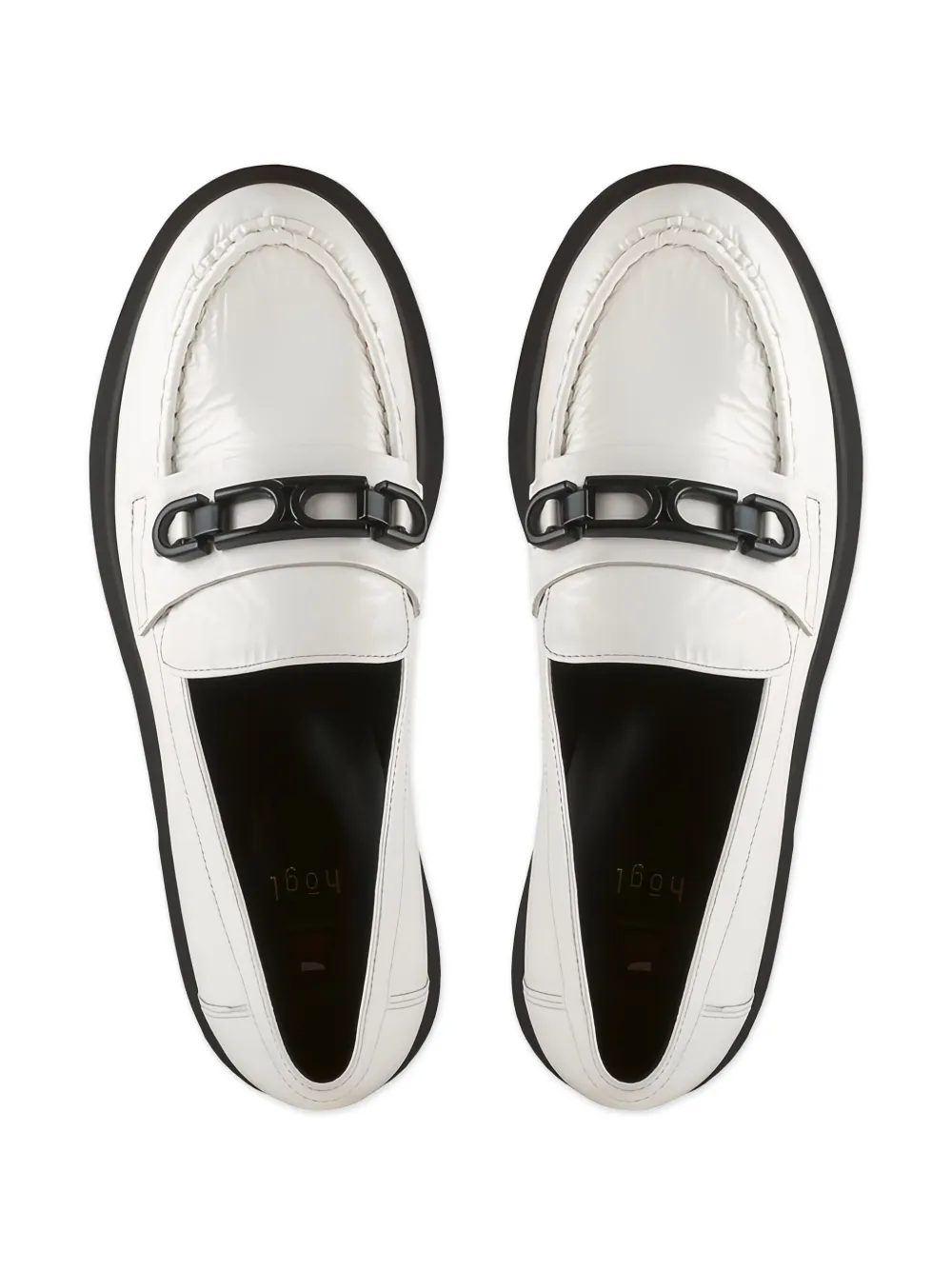 Hogl Cecil chain-embellished loafers White