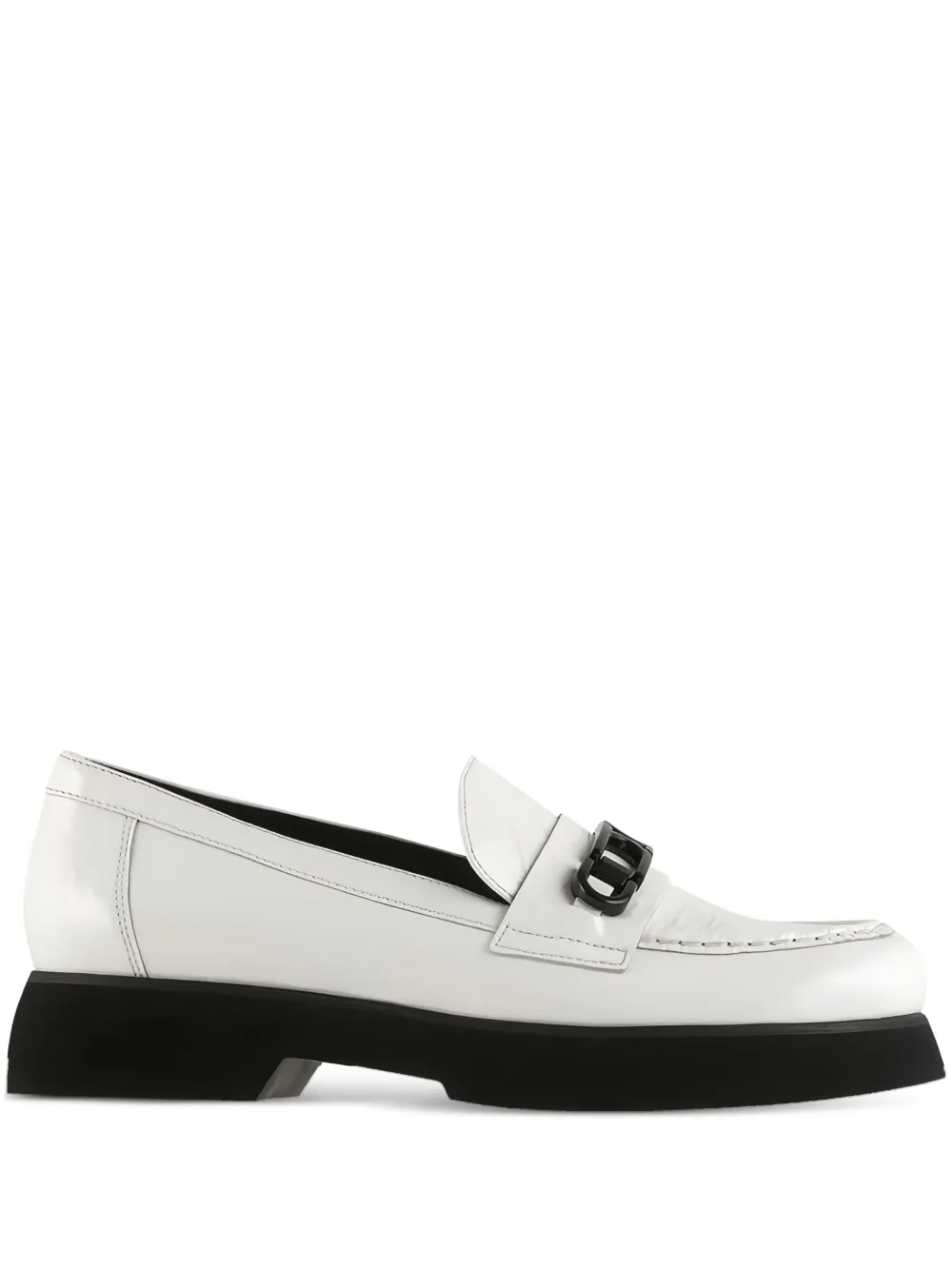 Hogl Cecil chain-embellished loafers | White | Image 1