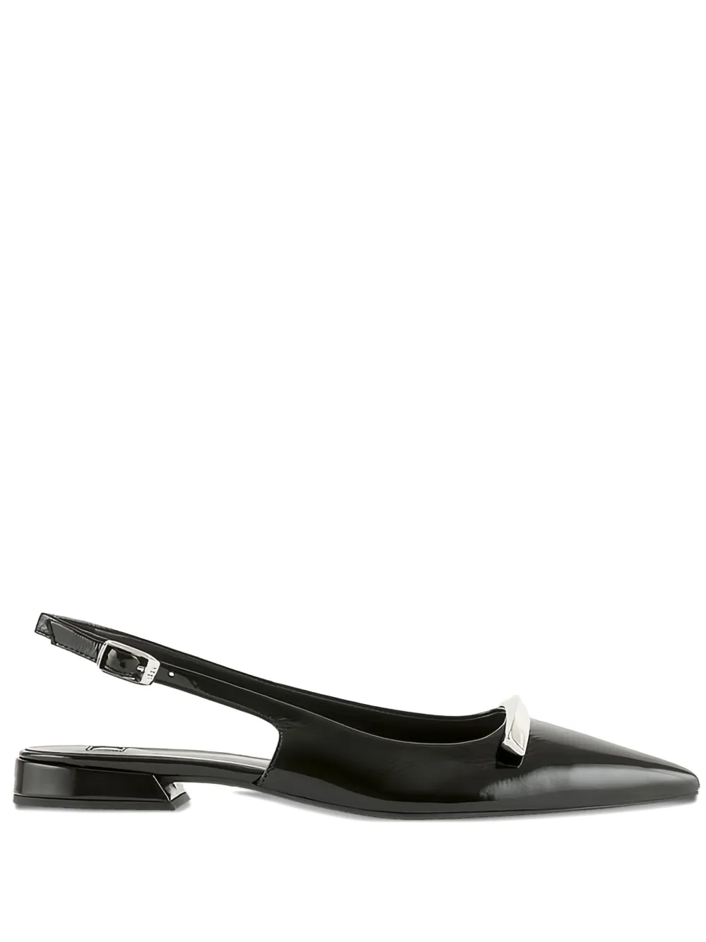Hogl zapatillas Jeanne con tira trasera y puntera en punta | negro | Image 1