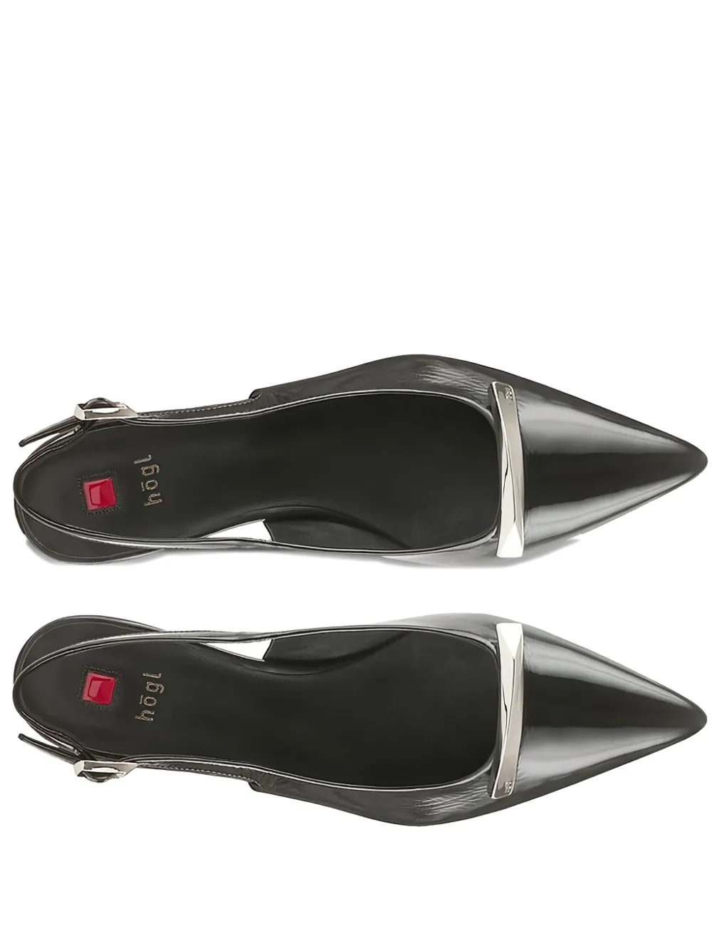 Hogl Jeanne pointed-toe slingback pumps Black