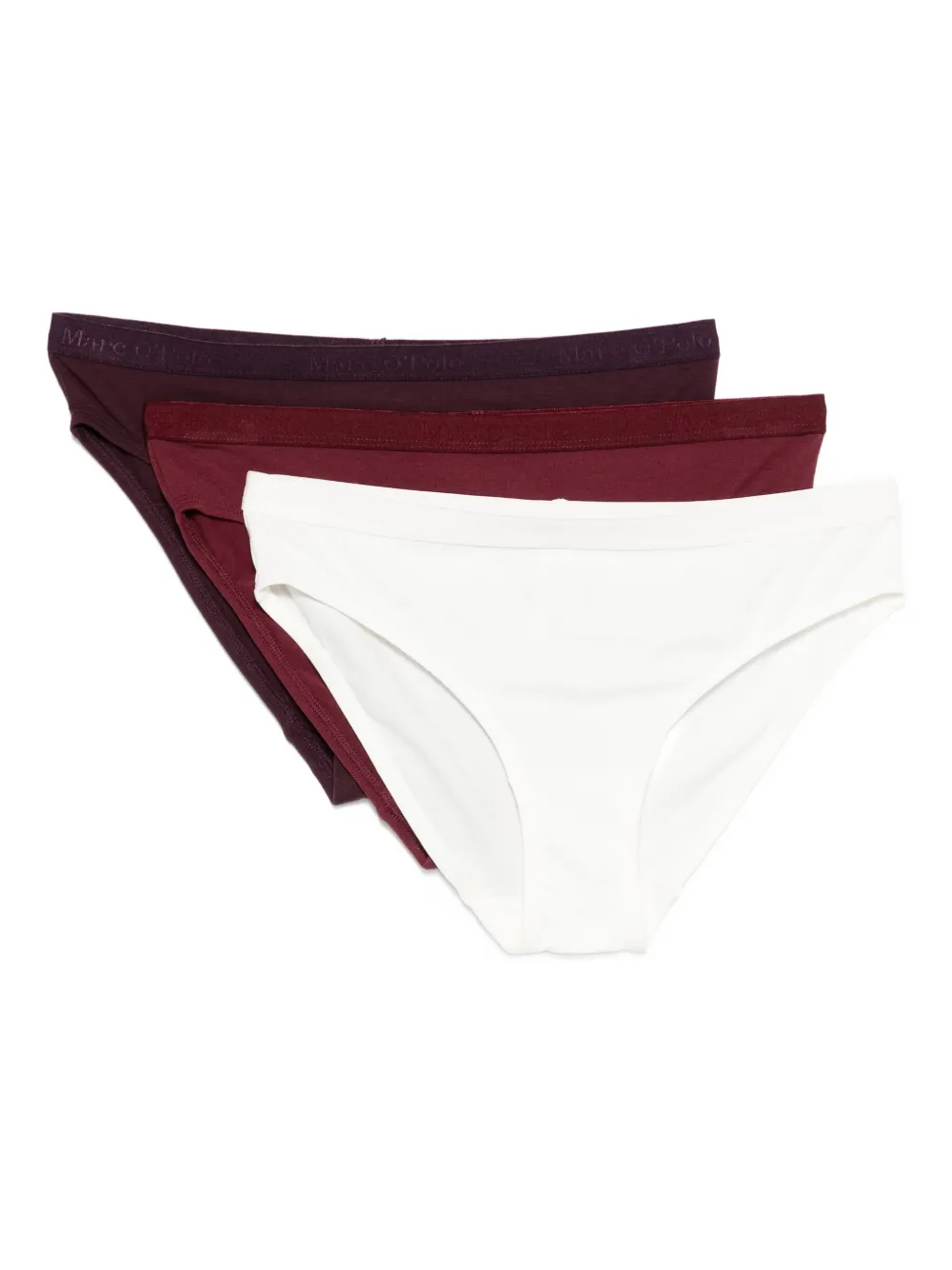 elasticated-waistband logo briefs