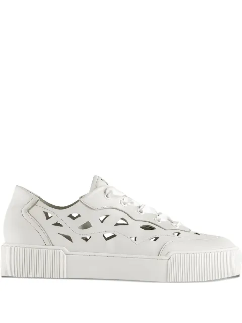 Hogl Anouk cut-out lace-up sneakers