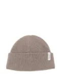 Marc O'Polo ribbed folded-brim beanie - Brown