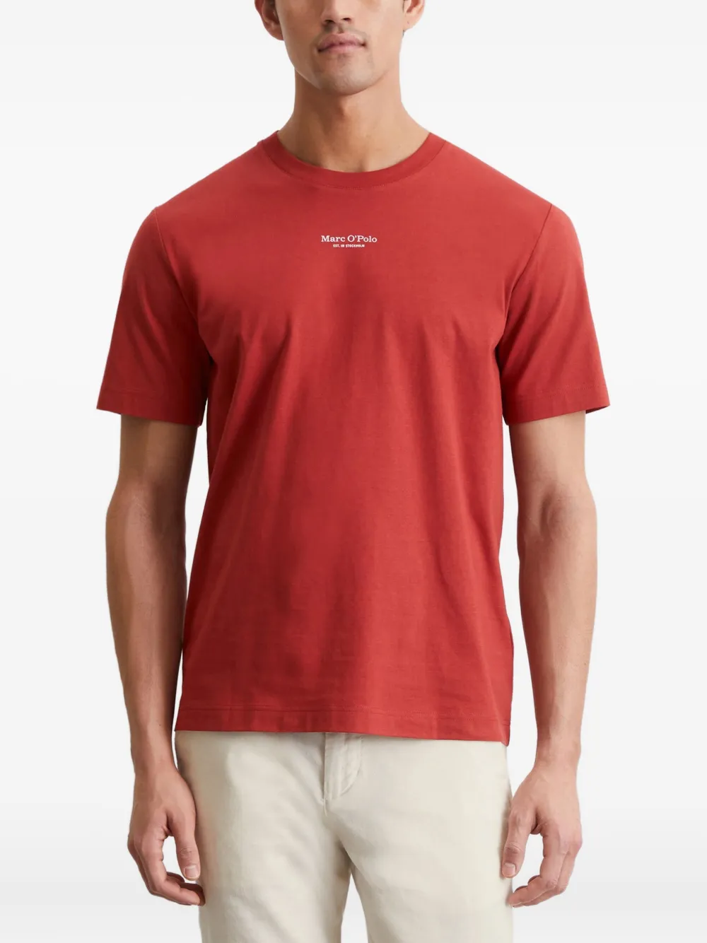 Marc O'polo Logo-print T-shirt In Red