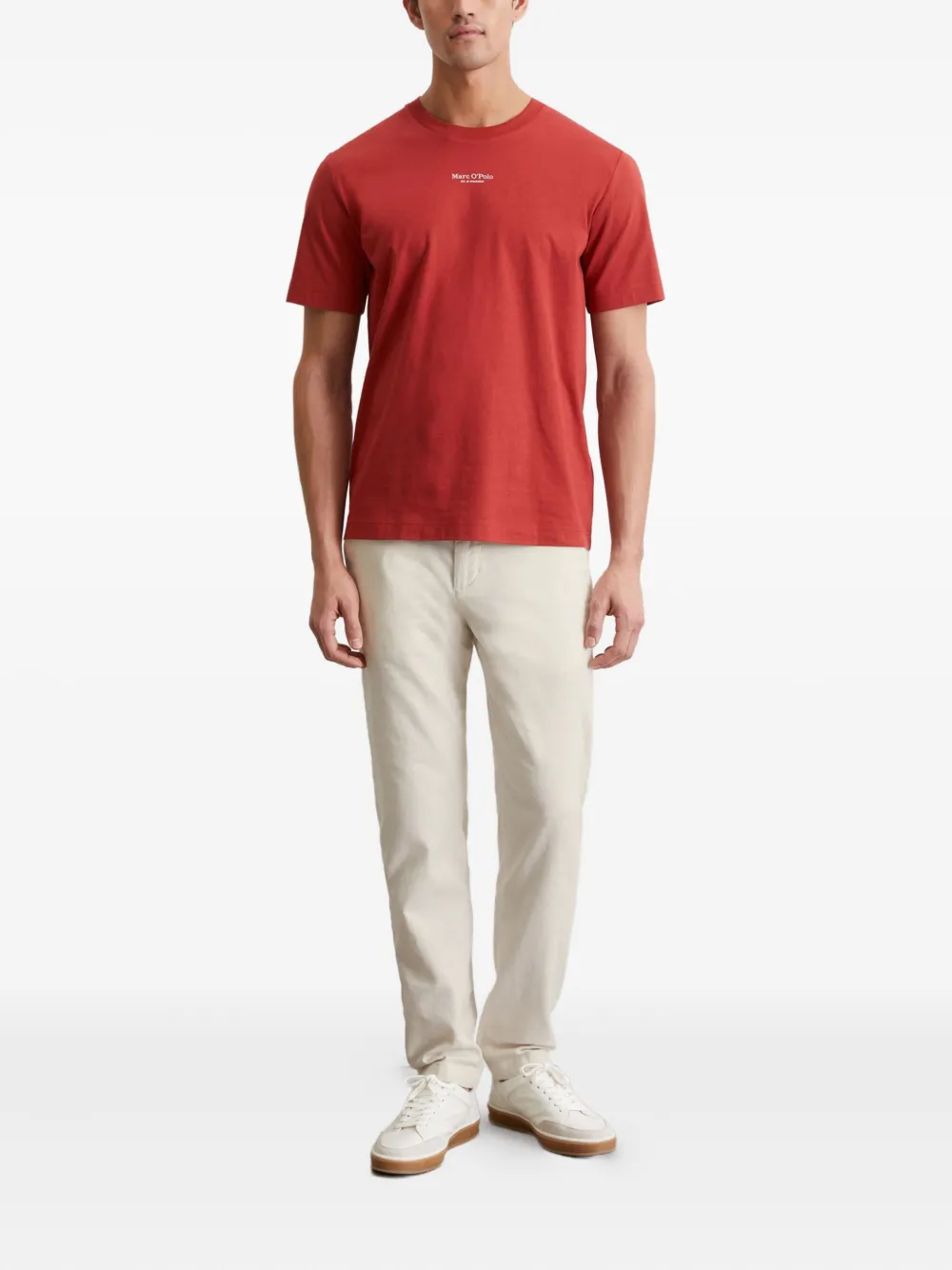Marc O'polo Logo-print T-shirt In Red