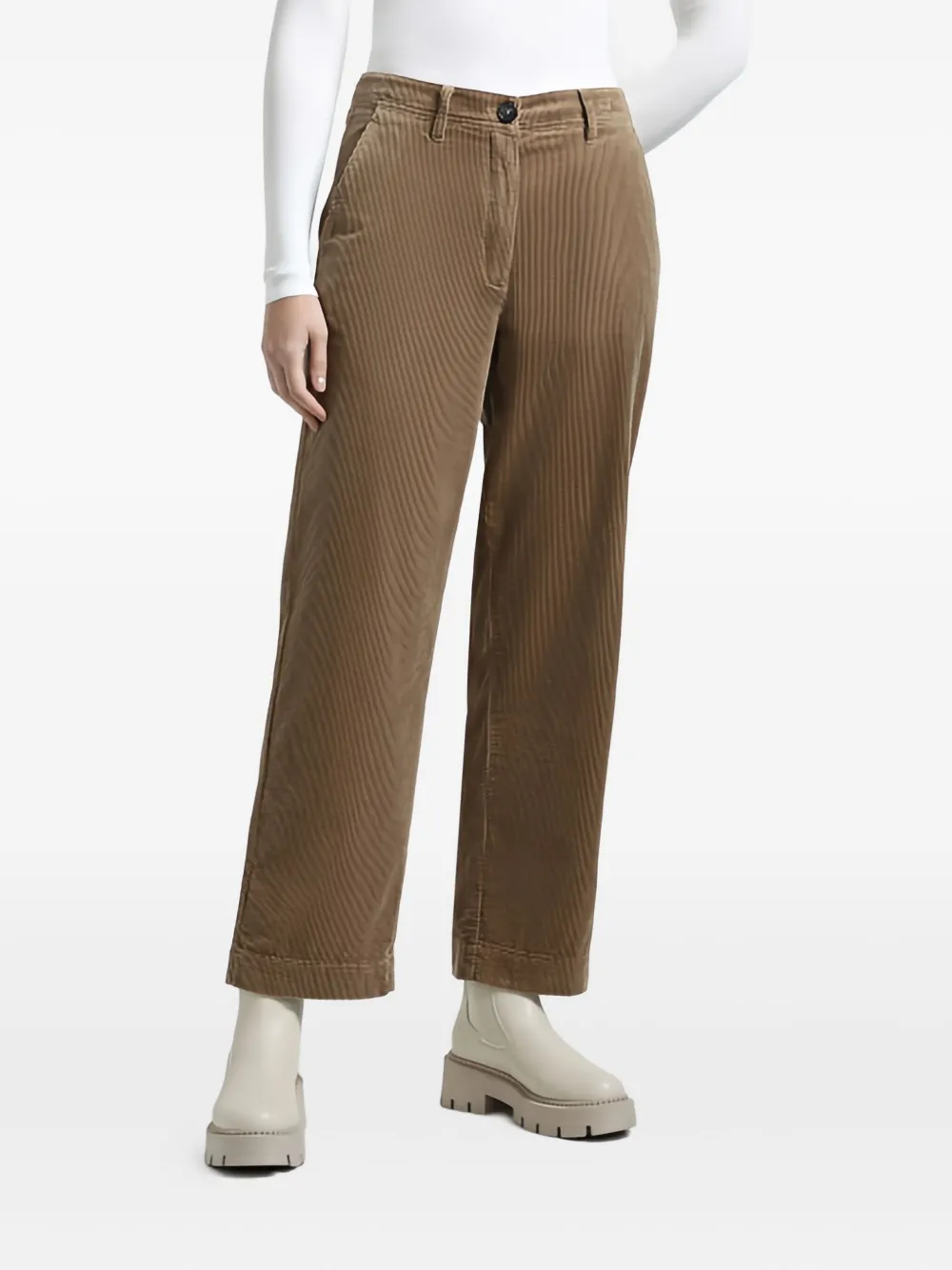 Marc O'polo Corduroy Trousers In Brown