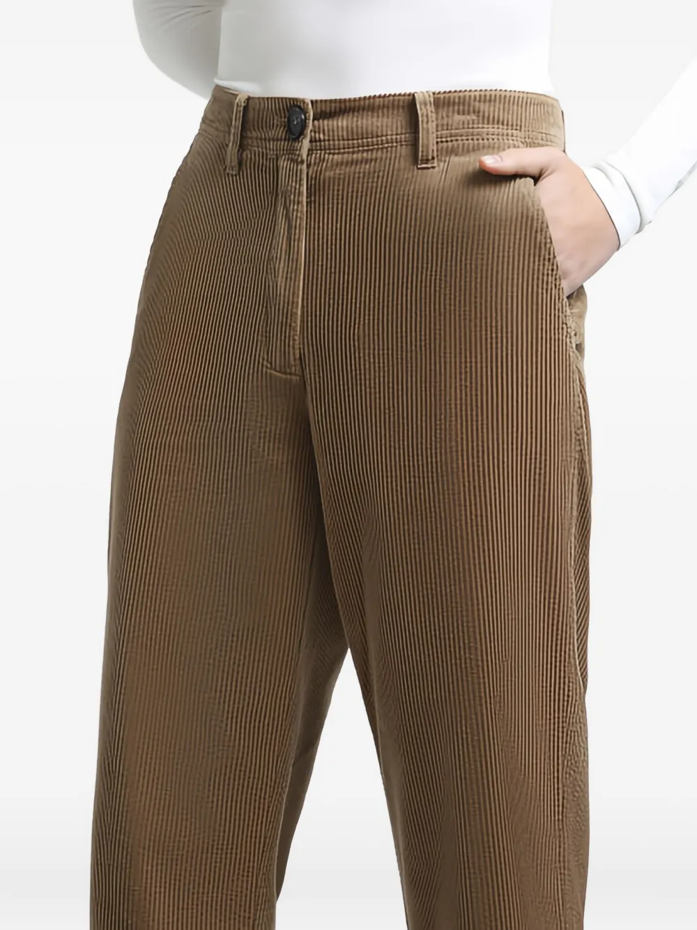Marc O'polo Corduroy Trousers In Brown