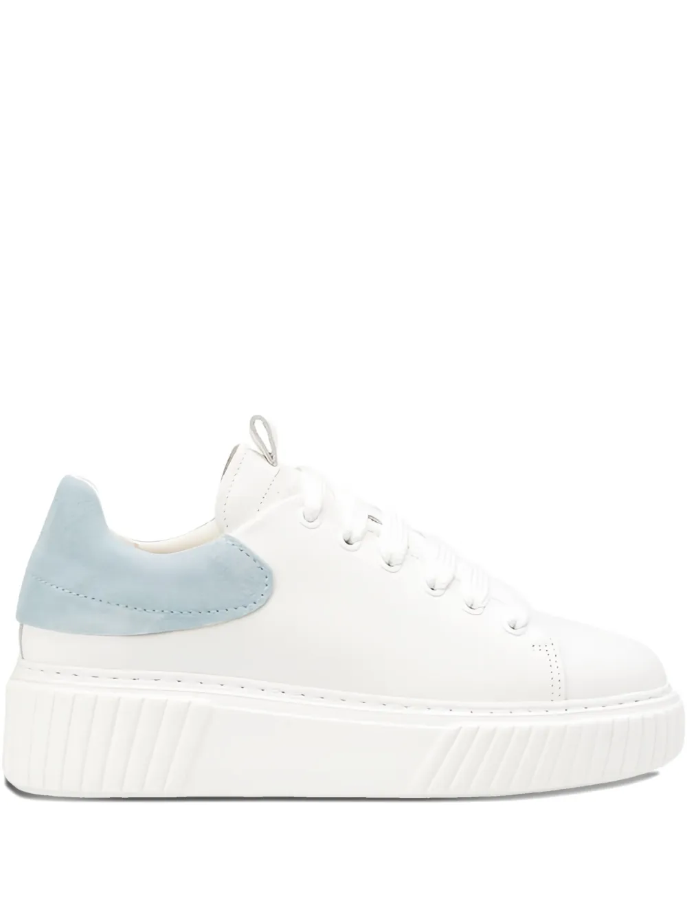 Marc O'Polo leather platform sneakers White