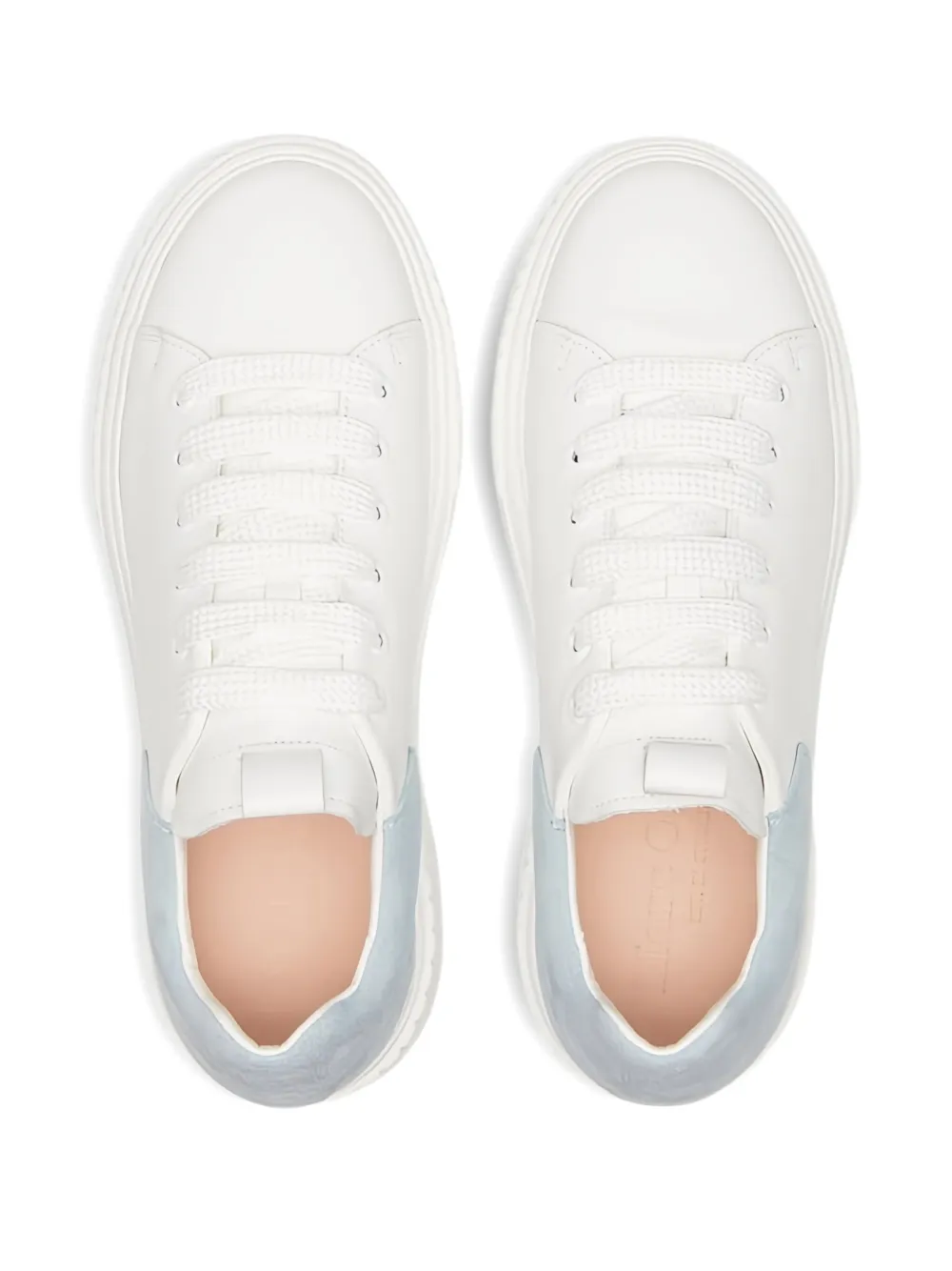 Marc O'Polo leather platform sneakers White
