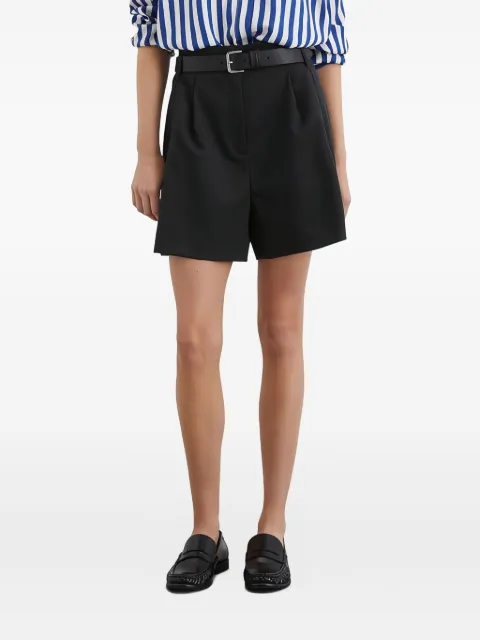 Marc O'Polo pleated high-waist shorts