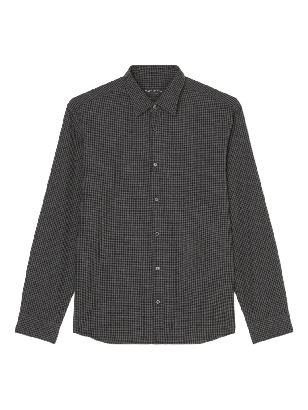 Marc O'Polo checked button-up shirt | Black | Image 1