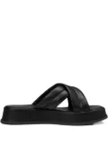 Marc O'Polo Clara crossover-strap platform sandals - Black