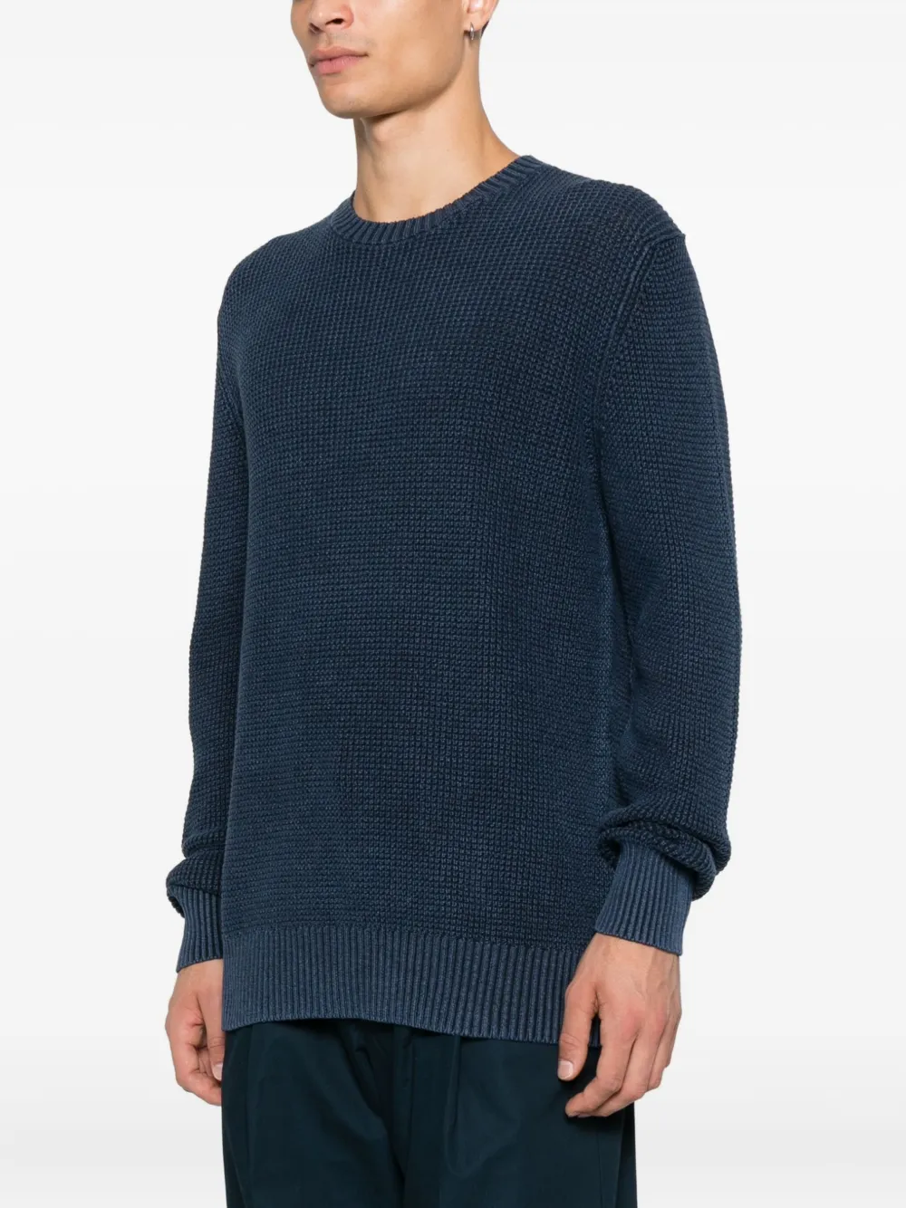 Marc O'Polo Trui met ronde hals Blauw