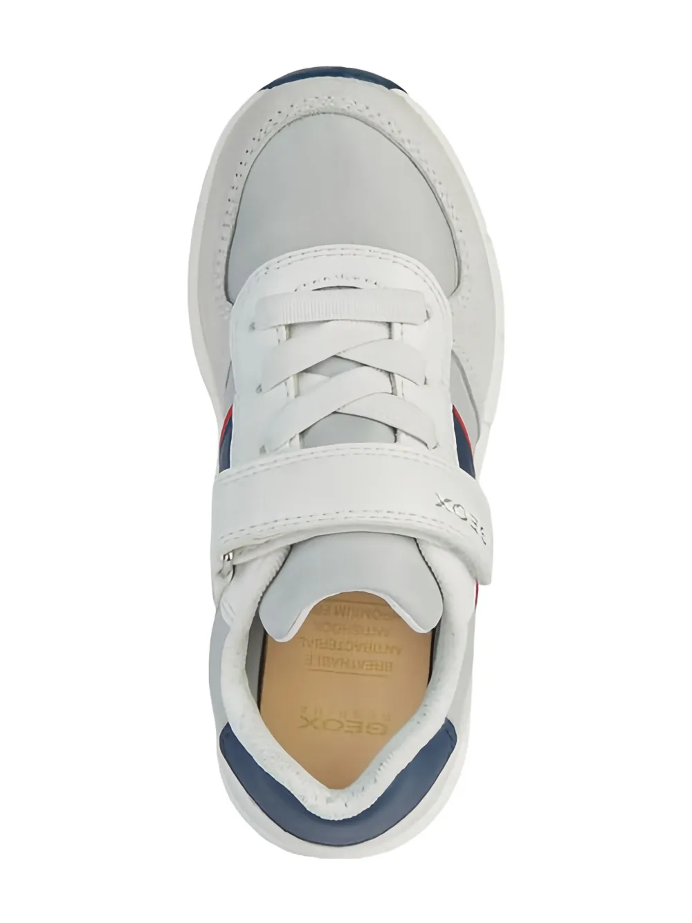 Geox Kids Alben sneakers Wit