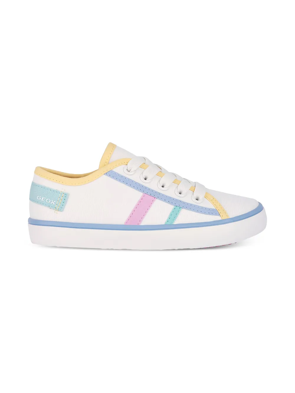 Geox Kids Gisli colour-block sneakers White
