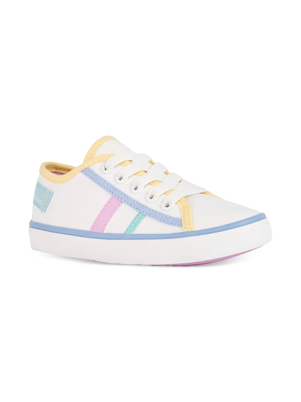 Geox Kids Gisli colour-block sneakers White