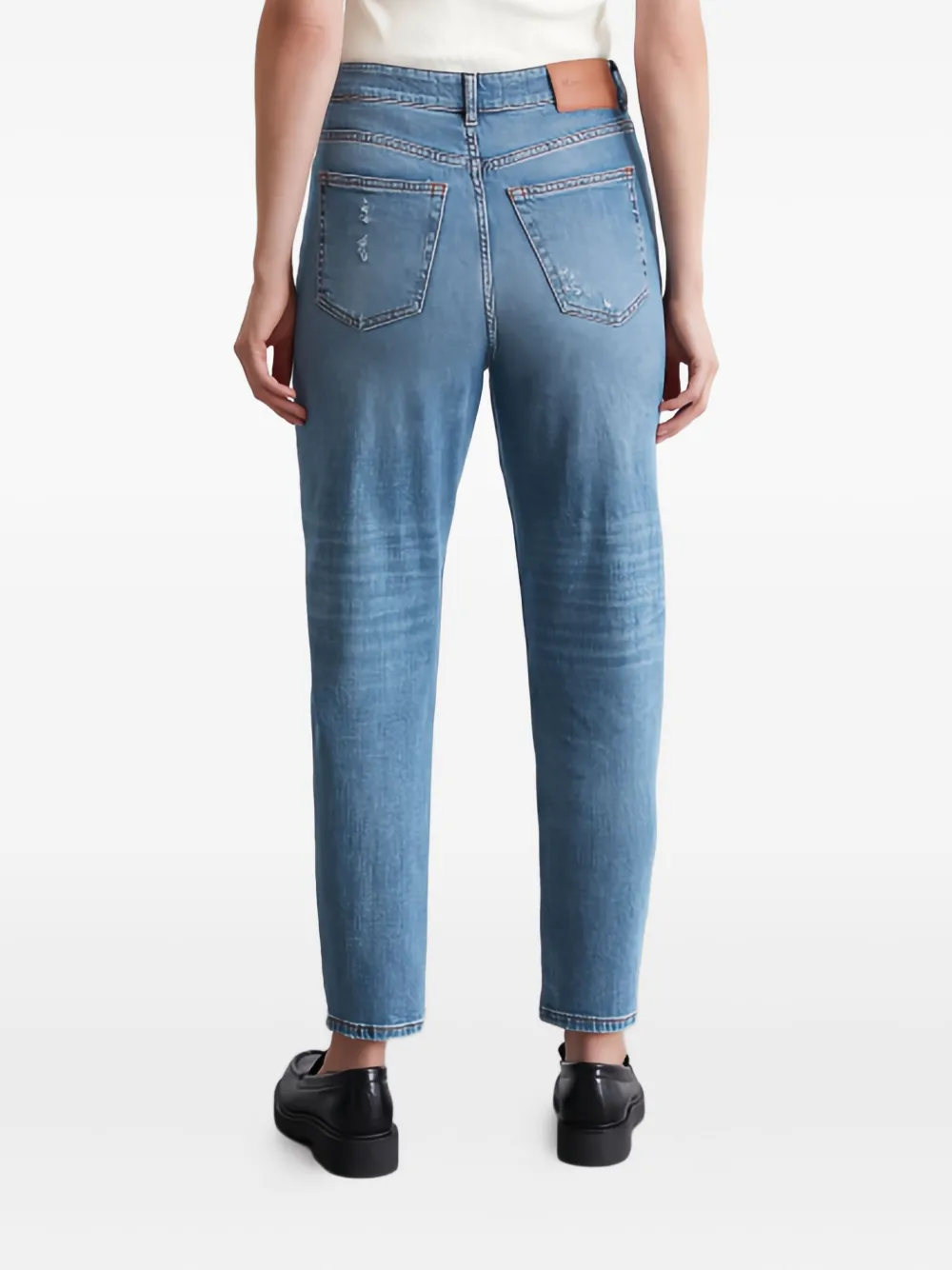Marc O'Polo Jeans met logopatch Blauw