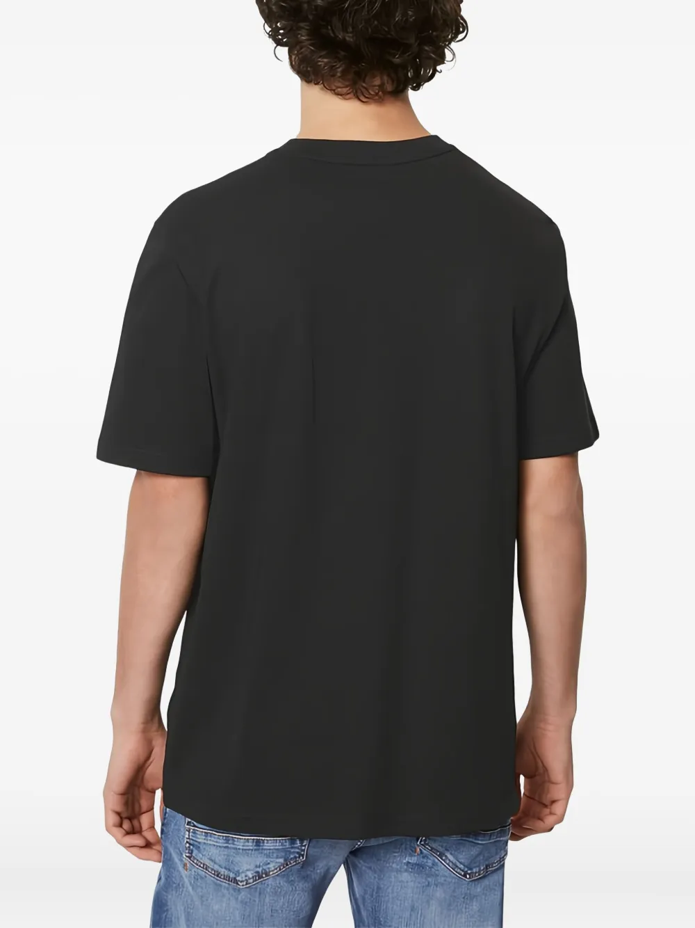 Marc O'polo Graphic-logo T-shirt In Black