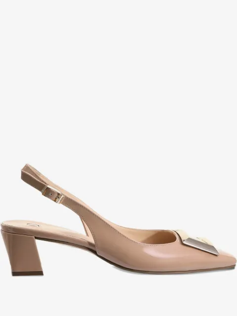 Hogl Selma block-heel slingback pumps