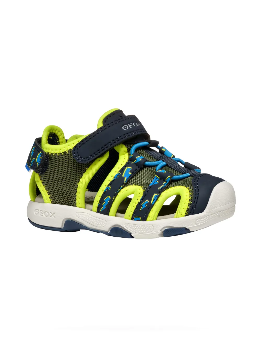 Geox Sandal Multy Toddler Boy Pistachio/navy In Multi