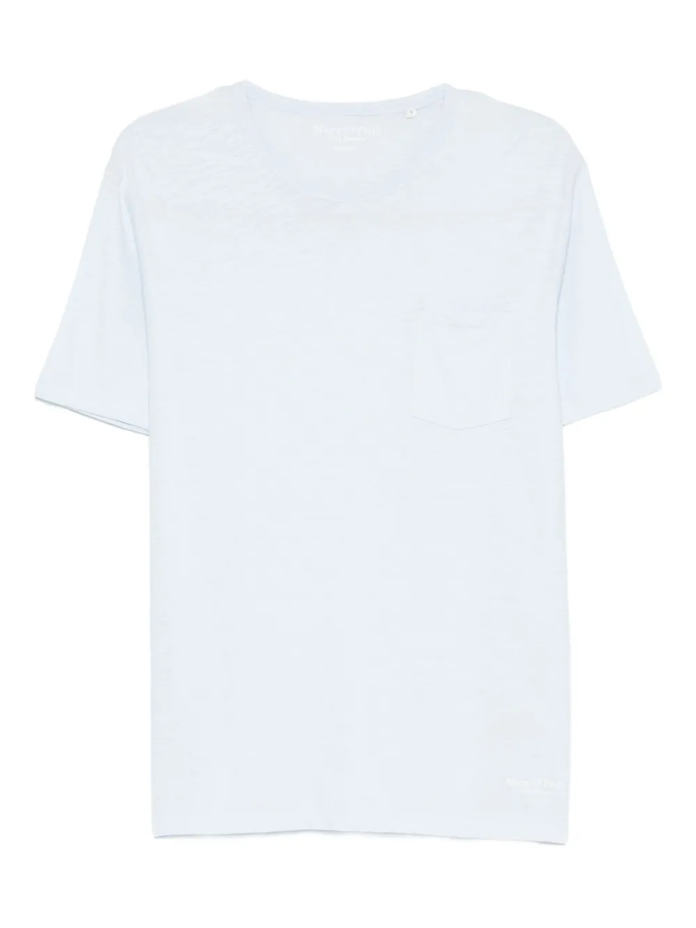 Marc O'polo Pocket Cotton T-shirt In Blue