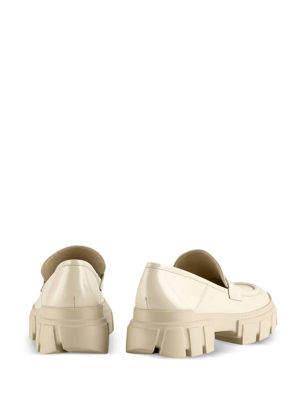 Hogl Vince chunky-sole leather loafers Neutrals