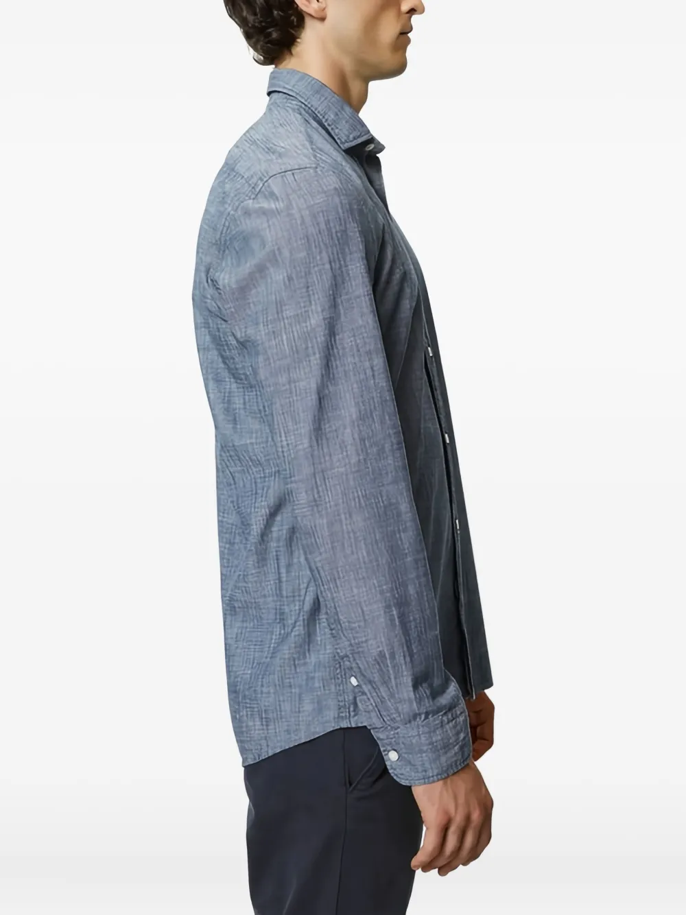 Marc O'Polo Chambray overhemd Blauw