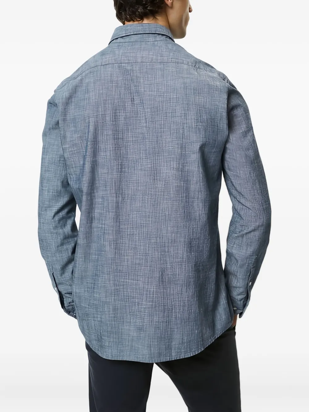 Marc O'Polo Chambray overhemd Blauw