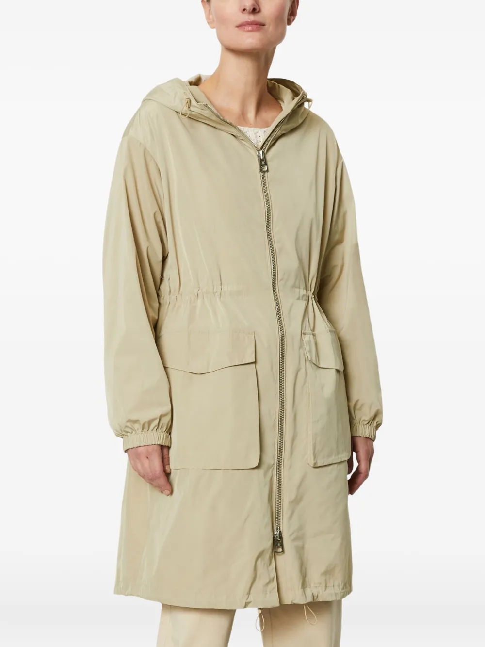 Marc O'Polo Lichtgewicht parka met capuchon Beige
