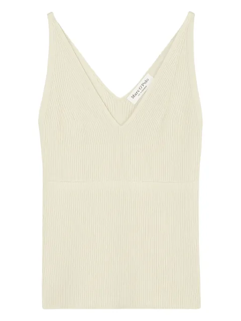 Marc O'Polo top de canalé con cuello en V
