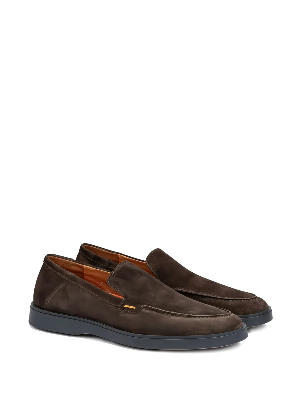 Lloyd Hutching suede slip-on loafers - Bruin