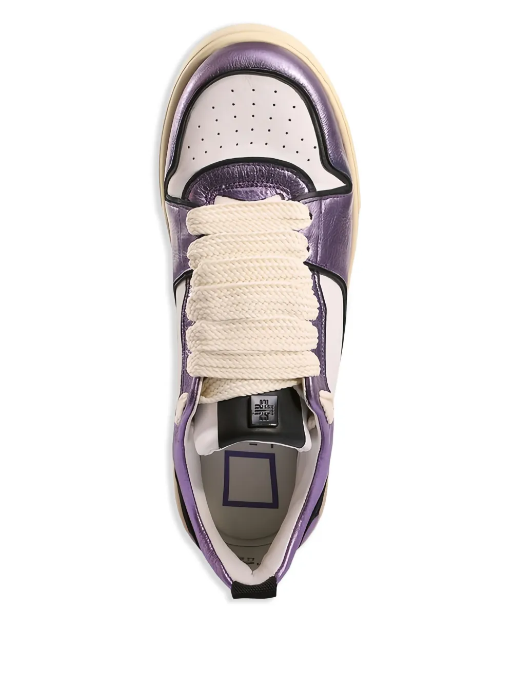 Hogl Macba Seven leather lace-up sneakers Purple