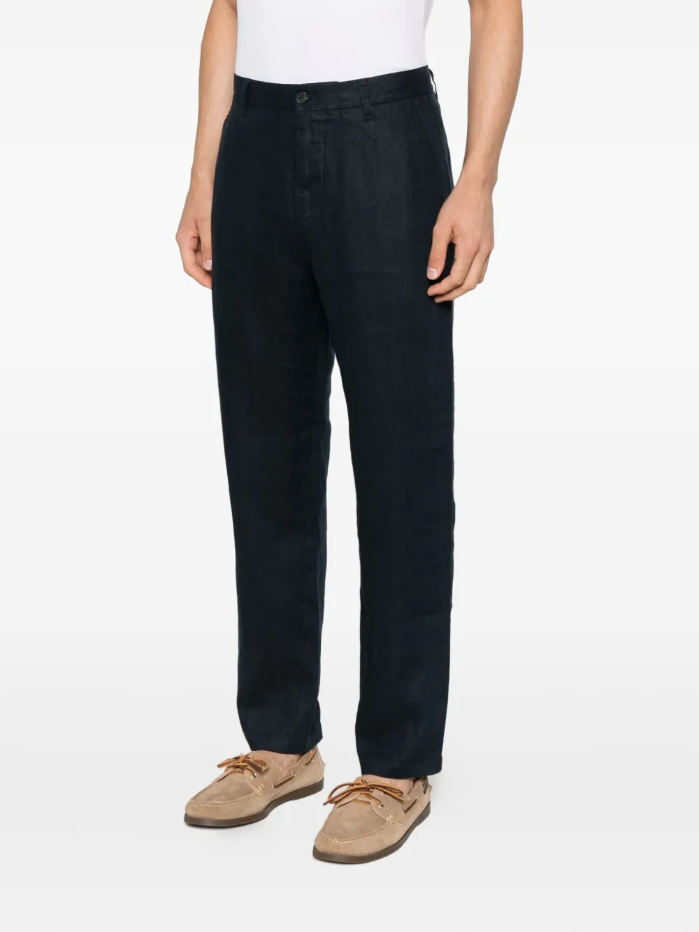 Marc O'Polo Linnen broek Blauw