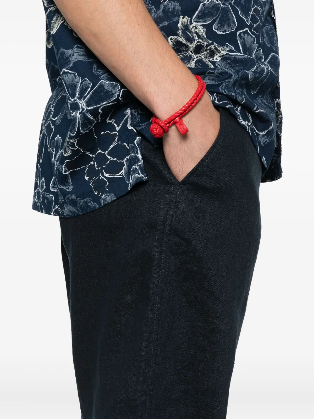 Marc O'Polo Linnen broek Blauw