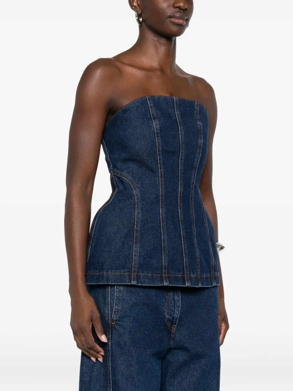Denim Corset