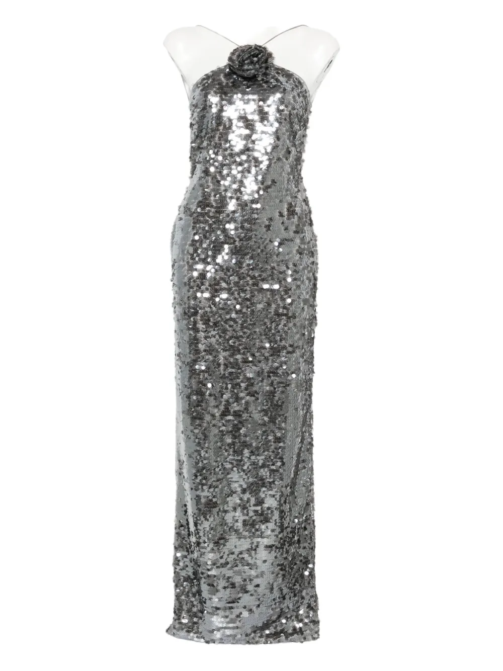 Magda Butrym sequin-embellished maxi dress - グレー Magda Butrym sequin-embellished maxi dress - グレー