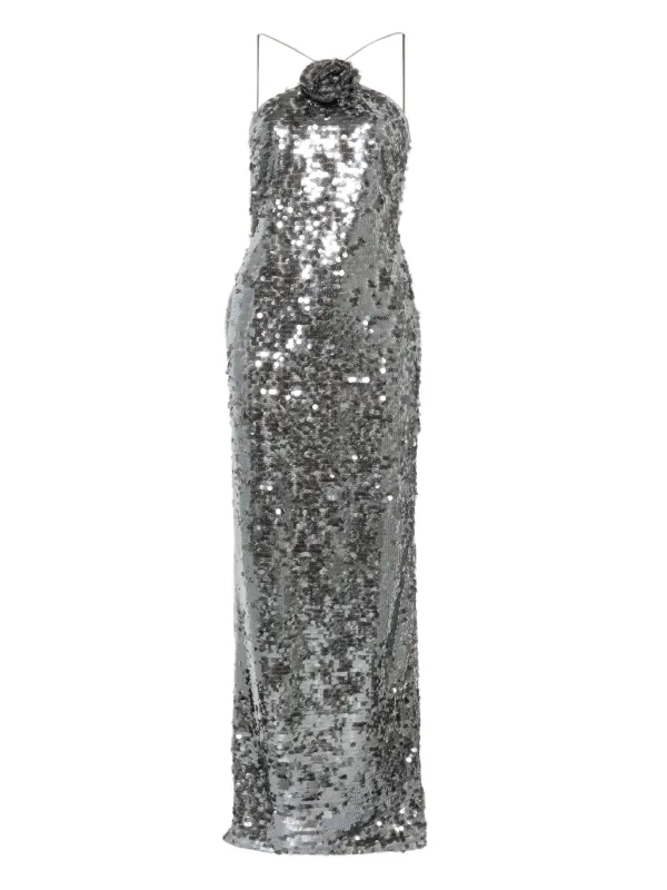 slim fit dress slacks Dylan & Davids Long Sleeve Sequin Formal Hand Beaded Dress – The Dress  Outlet