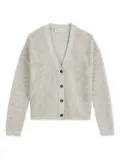 Marc O'Polo ribbed-knit button-down cardigan - Grey
