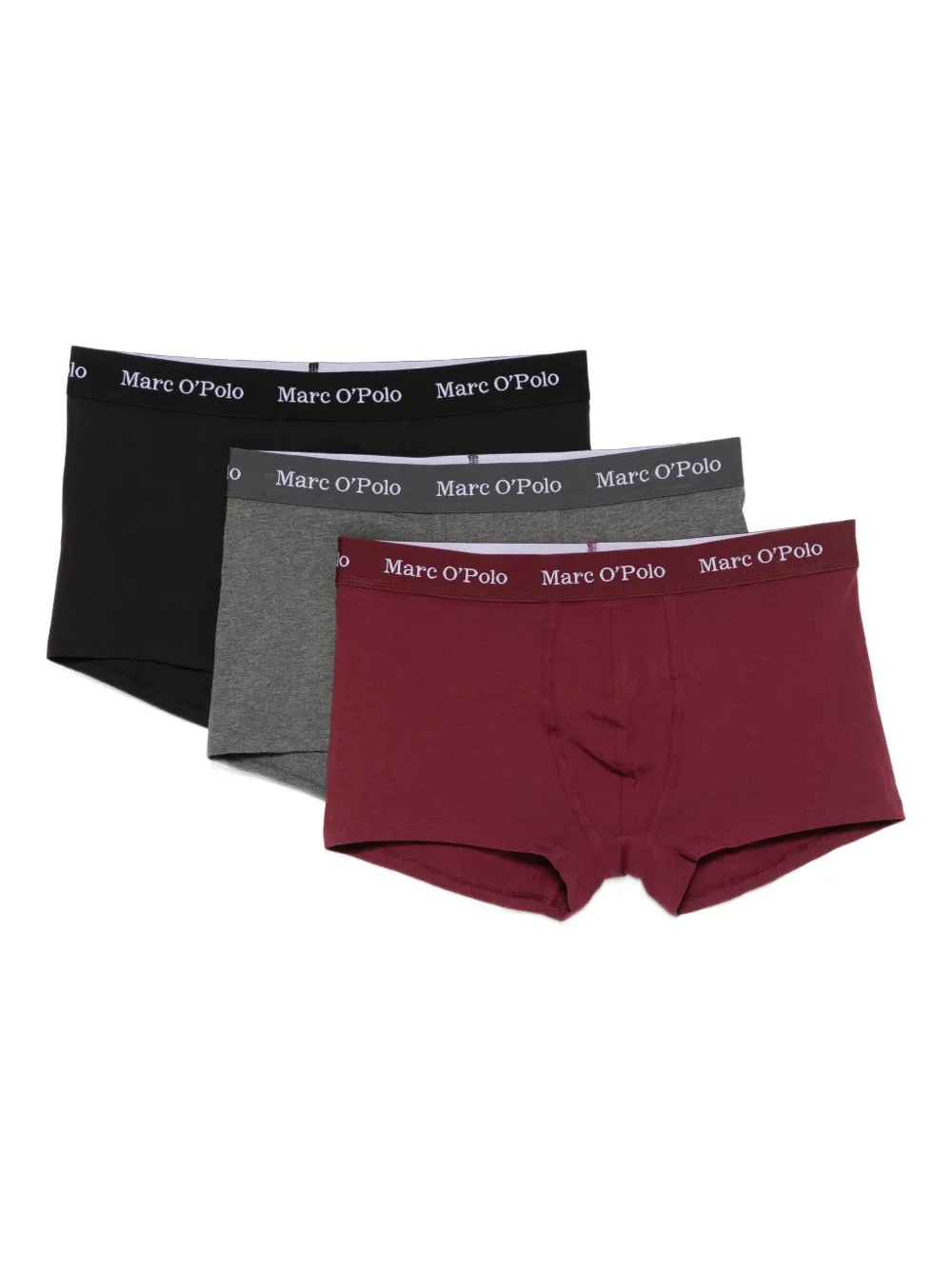 Marc O'polo Logo-band Boxer Shorts (pack Of Three) In Multi
